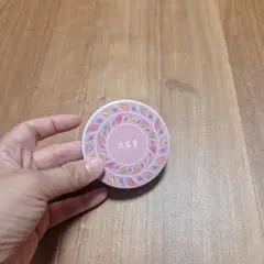 六花亭カラフルハート模様の空き缶