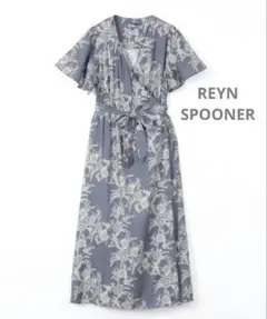 ✨新品❤️Right-on REYN SPOONER カシュクールガウンワンピース
