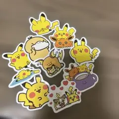 ポケモン ピカチュウステッカー10枚セット