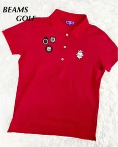 BEAMS GOLF ビームス ゴルフ ポロシャツ レディース 赤