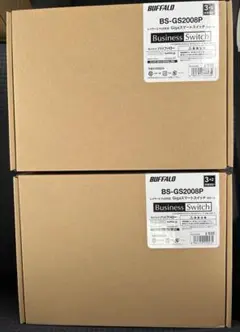 お値下げ不可　BUFFALO BS-GS2008P 2台 「新品未開封品」