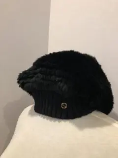 GUCCI ラビットファー 帽子