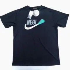 新品タグ付き　黒　NEGI　おもしろ ドライTシャツ　Mサイズ