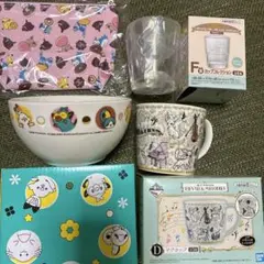 ポケモン 食器セット 一番くじ ミスド ノベルティ おまけ ポーチ付き
