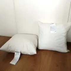 【 IKEA 】羽毛ヌードクッション ２個