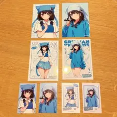 グリッドマン ユニバース イラストカード/ブロマイド　宝多六花セット