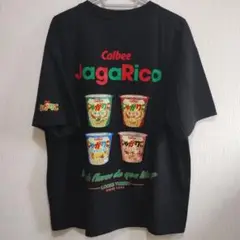 calbee　じゃがりこ　バックプリント　Tシャツ　Lサイズ