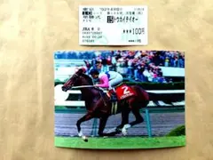 トウカイテイオー ’92天皇賞(秋) 7着【現地単勝馬券】2L判プリント2枚