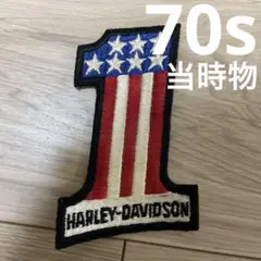 当時物ビンテージ ハーレーダビッドソン　ワッペンHarley davidson