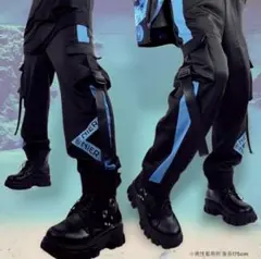 NIER NEO-CARGO BLUE LINE PANTS ニーア　パンツ