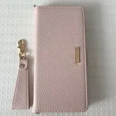 新品☆Xperia 10 Ⅴ 手帳型 スマホ ケース 薄いピンク PUレザー