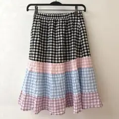 UNIQLO JWANDERSON フリル付きチェック柄スカート 150