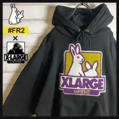 【最高デザイン】 FR2 XLARGE 限定コラボ パーカー パイルロゴL