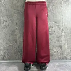 FRED PERRY〈ジャージトラックパンツ 90s えんじ色 日本製 S〉