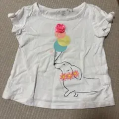 babyGap 犬とアイスクリーム Tシャツ 18-24ヶ月　90