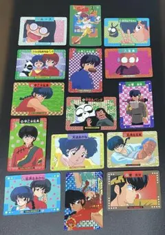 らんま2分の1 カードダス バンプレスト 15枚セット