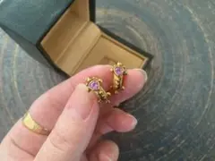 k18ローリーロドキン アメシストLOREE RODKIN ピアス♡