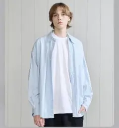【24AW】H BEAUTY&YOUTH アイスウォッシュデニムシャツ sサイズ
