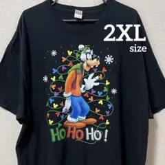 Disney ディズニー グーフィー Tシャツ 2XL 黒