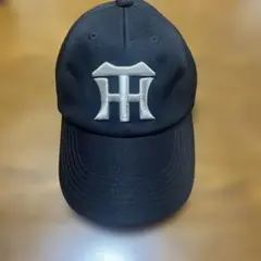 黒のH刺繍キャップ NPBロゴ付き