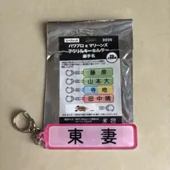 パワプロ×マリーンズ アクリルキーホルダー 選手名　24東妻