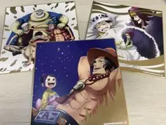 ワンピース　色紙　フランキー　エース　ロー