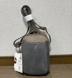 【新品未使用】ハッシュパピー　多機能ポシェット　ショルダーバッグ
