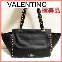 ❤️極美品❤️ヴァレンティノ レザー スタッズ ハンド ショルダーバッグ