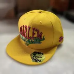 展示品　HARLEM 7UNION キャップ　黄色　刺繍　7 1/2サイズ