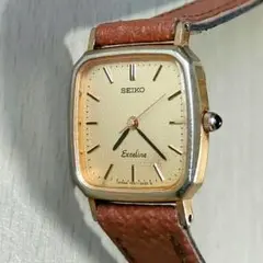 SEIKO EXCELINE 7321-6570 SGP30 金メッキ 稼動品