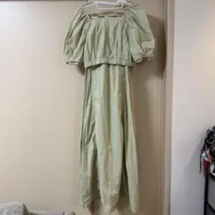Ray BEAMS ライトグリーン 半袖ワンピース