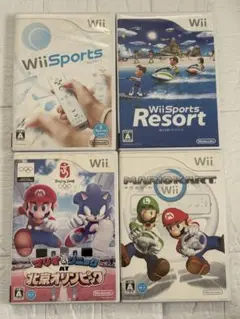 ⭐️24時間以内発送⭐️ Wiiソフトまとめ売り　4本セット　スポーツ　リゾート