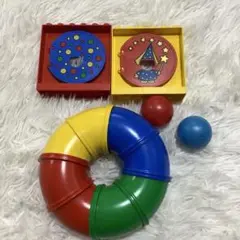 正規品　レゴデュプロ　くねくねコースター　レトロ　ブロック