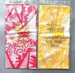 STUSSY ポップシャウトバンダナ2枚セット