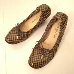 LOUIS VUITTON【ルイヴィトン】ダミエ フラットシューズ 23㎝