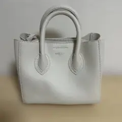 D.KELLY ホワイト ミニトートバッグ