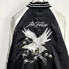 極美品/希少✨JACK ROSE スカジャン　リバーシブル　ベロア　刺繍　鷹 JACK ROSE ジャックローズ スカジャン 鷲刺繍 ロック イーグル