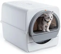 猫 トイレ 猫トイレ 半自動:ねこ ネコトイレ 猫のトイレ ペット 掃除簡単