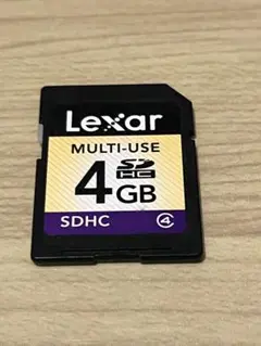 送料無料　Lexar 4GB SDカード
