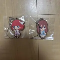 五等分の花嫁 ラバーキーホルダー 中野二乃 中野三玖