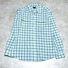 新品＊Gap ギャップ カジュアルシャツ US M グリーン系チェック 綿100
