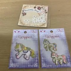ユニコーン　刺繍　ワッペン