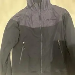 コロンビアcolumbiaジップパーカー紺ネイビー系L