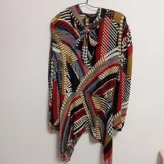 大きいサイズAshley Stewart アシュレイスチュワート長袖カットソー