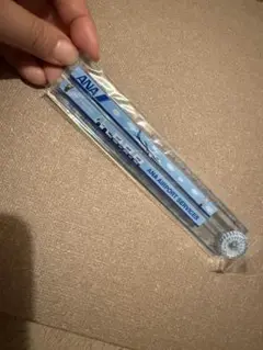 ANA エアポートサービス　グッズ　レア　定規 青色