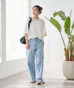 美品❣️サラコシアーサマーニットビッグTシャツ