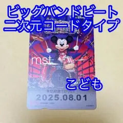 ディズニー リゾートライン フリーきっぷ ビッグバンドビート 実写 こども ①