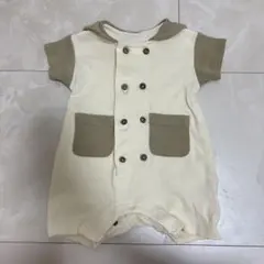 Ampersand（アンパサンド） バイカラーセーラー衿ロンパース
