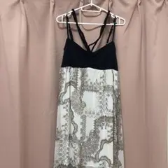 【中古】夏服 ノースリーブ ワンピース M