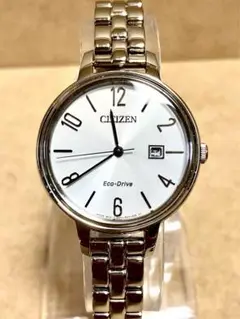 CITIZEN ソーラー電池 E011-R007572 デイト レディース腕時計